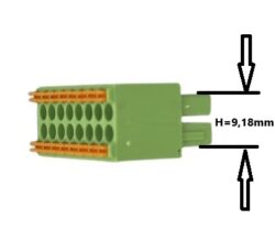 Terminal Block SM C09 03526 16 COC - Schmid-M: Terminal Block SM C09 03526 16 COC Plugable Terminal Block Spring TB Double Row RM3,5*3,5mm 2*8P Wire 0,5-1,0mm2 ~ 1790166 DFMC